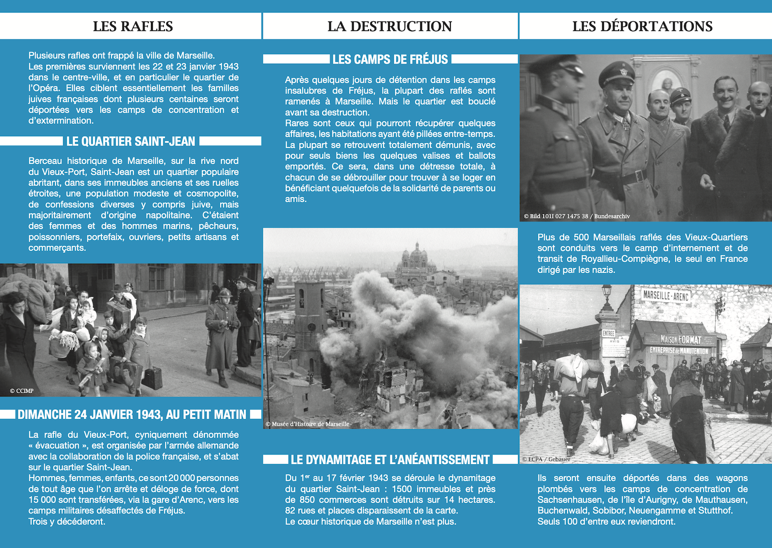 dépliant du Collectif Saint-Jean 24 janvier 1943